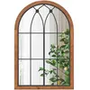 COSTWAY Miroir Mural Décoratif 60x90 CM Miroir Verrière Arche Design i...