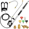 COSTWAY Lance Télescopique pour Nettoyeur Haute Pression 550CM 5 Buses...