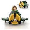 Voiture Électrique en Forme d'Avion Enfant DREAMADE avec Télécommande ...
