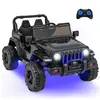 DREAMADE Voiture Électrique Enfants 2 Places 12V avec Ceinture de Sécu...