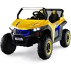 Voiture Electrique Enfant - COSTWAY - 2 Place - Jaune - Lecteur MP3, U...