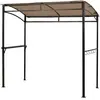 Costway tonnelle barbecue exterieur de 216 cm cadre en métal imperméab...