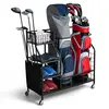CostwaySupport de Rangement pour Sac de Golf avec Roues Universelles