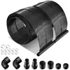 GOPLUS Chauffage Solaire Piscine en PE,2 Panneaux de Chauffage Solaire...