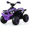 GOPLUS Quad Électrique 4x4 Enfant 3-8 Ans avec 2 Vitesses Réglables,Vo...