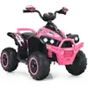 GOPLUS Quad Électrique 4x4 Enfant 3-8 Ans avec 2 Vitesses Réglables,Vo...