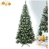 RELAX4LIFE Sapin de Noël 150 cm en PVC Ignifuge, Arbre de Noël Réalist...