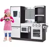 Costway Cuisine Enfant En Sapin Non Toxique, Avec Réfrigérateur À 2 Ni...