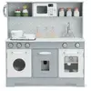 Costway Cuisine Enfant En Bois 3 Ans+, 6 Accessoires Effets Sonore Et ...