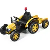 COSTWAY Tracteur Electrique 12V 7AH -Télécommande 2.4G, 3-8 km/h, Remo...