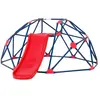 COSTWAY Toboggan avec Dôme d'Escalade Enfants 3-10 Ans, Station de Jeu...