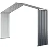 Costway - Kit d'Extension pour Abri de Jardin 340 x 255 x 210 cm, Gris