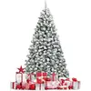 RELAX4LIFE 183 cm Sapin de Noël Lumineux LED, Arbre de Noël avec Socle...