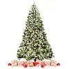 RELAX4LIFE 230 cm Sapin de Noël Lumineux LED, Arbre de Noël avec Socle...