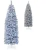 Costway - Sapin de Noël 180CM, Arbre de Noël Lumineux 250LED avec Base...