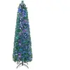 Costway - Sapin de Noël, Arbre de Noël Lumineux à Fibre Optique avec B...