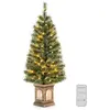 Sapin de Noël Artificiel 120 cm, avec Aiguilles de Pin, 116 Branches, ...