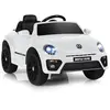 COSTWAY Volkswagen Beetle Voiture Électrique 12V/4,5 Ah pour Enfants 3...