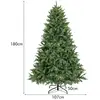 RELAX4LIFE Sapin de Noël 180 cm avec 350 Lumières, Arbre de Noël avec ...
