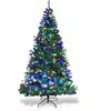 CostwaySapin de Noël Artificiel 210cm Arbre de Noël Lumières LED Multi...