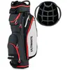 Costway Sac De Club De Golf Avec 14 Compartiments Séparés 8 Poches Cap...