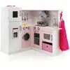 CostwayCuisine Enfant en Bois 85 x 84 x 85 cm Table de Cuisson Électri...