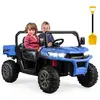 DREAMADE Voiture Électrique 2 Sièges Enfants 3-8Ans 12V-Tracteur Élect...