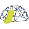 COSTWAY Toboggan avec Dôme d'Escalade Enfants 3-10 Ans, Station de Jeu...