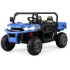 Voiture Électrique 2 Places COSTWAY - Bleu - 3-8 Ans - 12V - Télécomma...