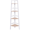 Etagère d'angle/Meuble d'angle en mdf avec 4 Etagères Bibliothèque/Eta...