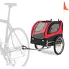 COSTWAY Remorque de Vélo pour Animaux de Compagnie jusqu'à 40 KG avec ...
