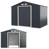 RELAX4LIFE Abri de Jardin 5,29 avec Portes Coulissantes & Fenêtres, Ca...
