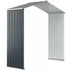 RELAX4LIFE Kit d Extension 213x64x195cm pour Abri de Jardin Métal pour...