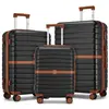 Set 3 Valise Rigides Sets de Bagages Extensible ABS+PC Legere et Durab...