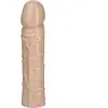 Crystal Jellies Doc Johnson - VacULock Dildo de 20 cm - Beige