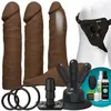 Doc Johnson Coffret Gode Ceinture Vac-U-Lock UltraSkyn Set Vibrant Télécommandé