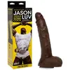 Gode XXL avec testicules Jason Luv 25,4 cm Signature Cocks