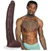 Doc Johnson Signature Cocks Damion Dayski Ultraskyn Cock avec ventouse amovible Vac-U-Lock Chocolat 30,5 cm