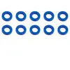 Associated Ballstud Washers 5.5 X 1.0Mm Bleu Aluminium X10 AS31382