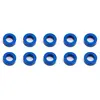Associated Ballstud Washers 5.5 X 2.0Mm Bleu Aluminium X10 AS31383