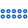 Associated Bulkhead Washers 7.8 X 1.0Mm Bleu Aluminium X10 AS31385