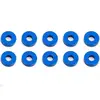 Associated Bulkhead Washers 7.8 X 2.0Mm Bleu Aluminium X10 AS31386