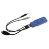 Raritan digital hdmi, usb cim câble kvm multicolore, noir 0,3 m