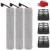 DASINKO Accessoires pour Dreame H12 Pro / H12 Dual Pièces de Rechange pour aspirateur Eau et poussière, 2 Brosse rotative + 2 filt