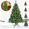 Sapin de Noël - AUFUN - 210 cm - LED Blanc Chaud - PVC - Support Métal