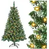 NAIZY Sapin de Noël 150 cm avec 180 LED - Guirlande lumineuse artifici...