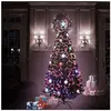 Sapin de Noël Artificiel - NAIZY - 120CM - Multicolore - Éclairage LED...