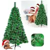 LZQ Sapin de Noël artificiel - 180 cm - Blanc - PVC - Support en Plastique