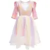 Déguisement Enfant   Robe De Princesse Licorne Avec Ailes Rose