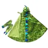 Great Pretenders - Cape Dragon avec ses griffes Vert kaki 5/6 ans